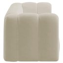 Ver imagem 4 de Sofá 3 Lugares 200cm Orgânico Luxo Recepção Giordana Bouclé Bege