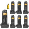 Kit Aparelho Telefone Fixo sem Fio Digital 6 Ramal Intelbras - 1