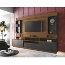 Ver imagem 2 de Home Theater Coliseu Naturale com Grafite - Edn Móveis