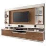 Home Theater Coliseu Off White com Naturale - Edn Móveis - 1