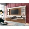 Home Theater Coliseu Off White com Naturale - Edn Móveis - 2