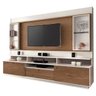 Home Theater Coliseu Off White com Naturale - Edn Móveis - 1