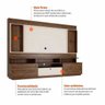 Home Theater Coliseu Off White com Naturale - Edn Móveis - 6