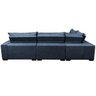 Sofá de Canto Retrátil e Reclinável com Molas Cama Inbox Oklahoma 3,45x2,41 ou 2,41x3,45 Azul - 6