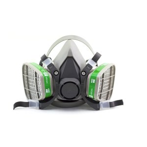Mascara 3M 6200 com Filtros 6004 para Amonia e Metilamina