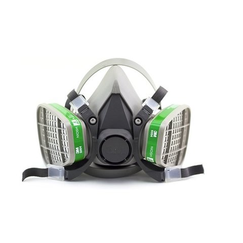 Mascara 3M 6200 com Filtros 6004 para Amonia e Metilamina