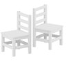 Conjunto Infantil 2 Cadeiras com Encosto Branco Taron Shop Jm - 2