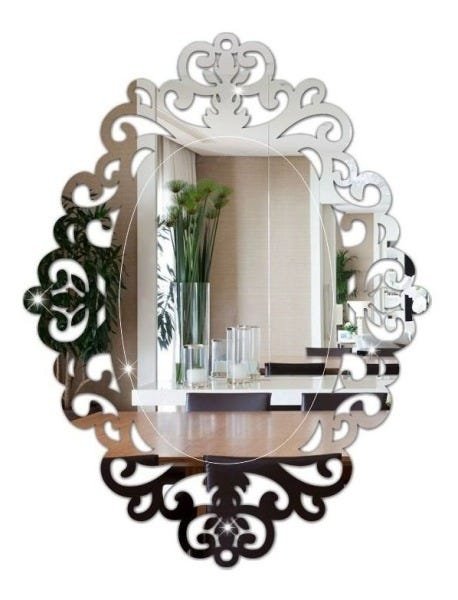 Espelho Decorativo em Acrílico Veneziano Moderno G - 2