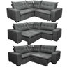 Sofá de Canto Retrátil e Reclinável com Molas Cama Inbox Oklahoma 2,60M Suede Velusoft Cinza - 7
