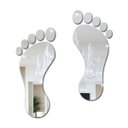 Ver imagem 1 de Espelho em Acrílico Formato Pé Podologia Podólogo M