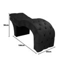 Ver imagem 4 de Maca Estética Estofada Reclinável Ergonômica Suede Ludmilla:preto