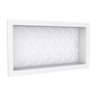 Kit 02 Nichos Retangulares Texturizado Sintético Para Banheiro 60x30 Wash C05 Branco - Lyam Decor - 5