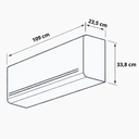 Ver imagem 4 de Ar Condicionado Multisplit HW Inverter 42.000 Btu (1x Evap 9.000 + 1x Evap 12.000 + 1x Evap 24.000) 