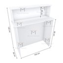 Ver imagem 3 de BALCÃO COMÉRCIO M182.2021.B MDF (LOJA, VALET, COMÉRCIO) MUNDI MOVEIS