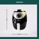 Ver imagem 6 de Air Fryer Fritadeira Elétrica Preto 220v - 3,8 Litros
