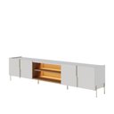 Ver imagem 4 de Rack para TV 85 Polegadas com 4 Portas e Luzes LED 240cm Maggiore Colibri
