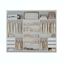 Ver imagem 3 de Guarda Roupa Veneto em Mdf 274,5x230cm 3 Portas 6 Gavetas Branco 1000