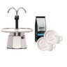 Cafeteira Italiana Moka Mini Express Bialetti 2 Xícaras Com Kit Café - 1