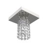 Plafon de Cristal Legitimo L12x12cm A13cm Soq 1xg9 - 1