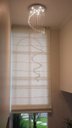 Ver imagem 2 de Lustre de Cristal Legitimo Espiral 60cm Pé Direito Duplo Vão de Escada Sala Alta E60 - 2,30 m