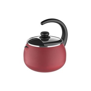 Chaleira Com Tampa de vidro 2L Cereja Brinox - 7102/155