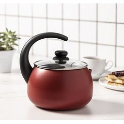 Chaleira Com Tampa de vidro 2L Cereja Brinox - 7102/155 - 2