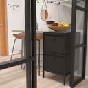 Ver imagem 4 de Balcão Gaveteiro Industrial de Cozinha 51x54cm Preto