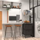 Ver imagem 2 de Balcão Gaveteiro Industrial de Cozinha 51x54cm Preto