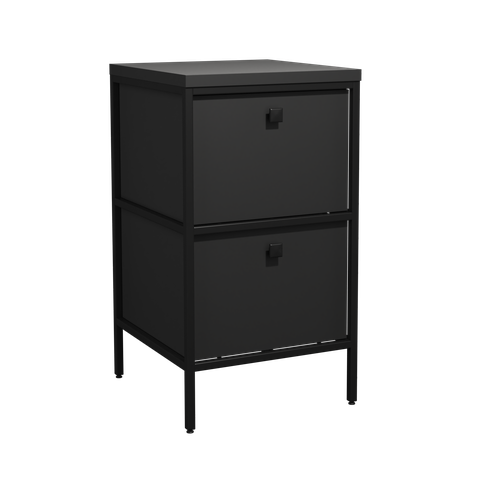 Balcão Gaveteiro Industrial de Cozinha 51x54cm Preto