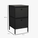 Ver imagem 6 de Balcão Gaveteiro Industrial de Cozinha 51x54cm Preto