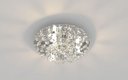 Ver imagem 3 de Plafon de Cristal Legitimo Redondo 23cm Soq 3xg9