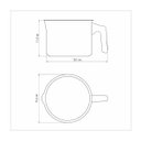 Ver imagem 3 de Fervedor Turim Tramontina Leiteira 1 ,7L Chumbo Alumínio Antiaderente Starflon Max