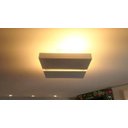 Ver imagem 2 de Plafon Rebatedor Vazado Quadrado 50cm Branco Quarto Sala de Estar Living