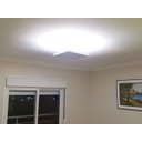 Ver imagem 3 de Plafon Rebatedor Quadrado 50cm Branco Quarto Sala de Estar Living