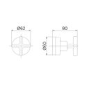 Ver imagem 2 de Acabamento para Registro Deca e Similares de 1/2", 3/4" e 1" Invicta Docol