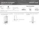 Ver imagem 3 de Kit 2 Mãos Francesas Pretas Suportes para Prateleiras Mdf 1,5cm Duplo Aço Carbono Masutti