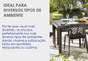 Ver imagem 7 de Kit 2 Cadeiras Gruvyer Pretas Sala Jantar Cozinha Varanda Escritório