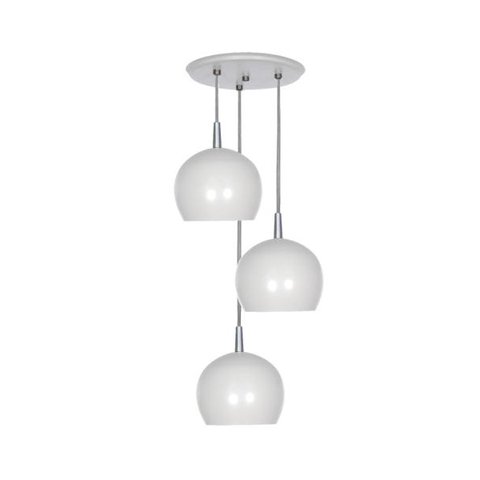 Pendente Bali Triplo Branco