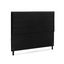Ver imagem 2 de Cabeceira Estofados Casal Quarto 1,44cm Talita Suede Preto Madelina Decor