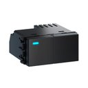Ver imagem 1 de Módulo Interruptor Simples+ Paralelo Refinatto C/led Preto-weg