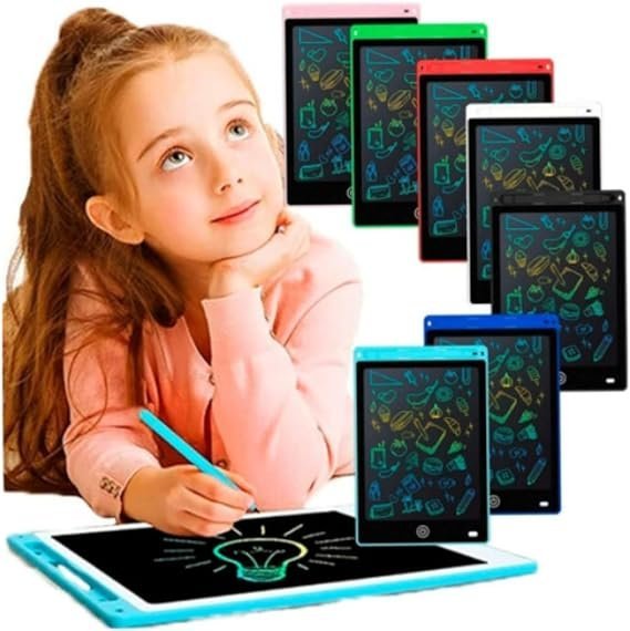 Lousa Mágica Infantil Digital 10 Polegadas Tablet Aprendizado Educativo Portátil:azul