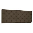 Ver imagem 1 de Cabeceira Painel Capitonê Casal 1,40m Jade Suede Marrom