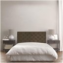 Ver imagem 6 de Cabeceira Painel Capitonê Casal 1,40m Jade Suede Marrom