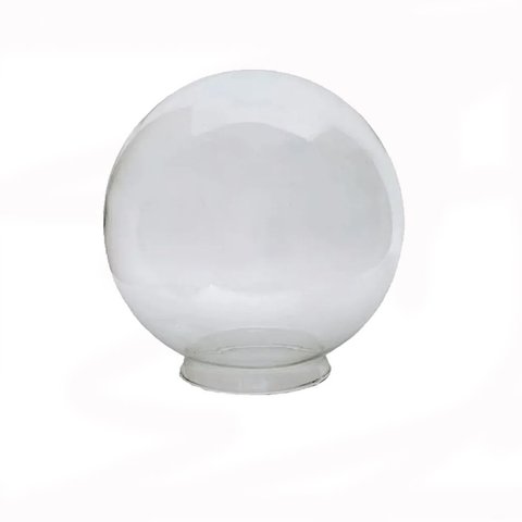 Globo de Acrilico Transparente Boca 15x30