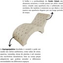 Ver imagem 5 de Recamier Divã Espreguiçadeira para Sala Cliníca Aline Veludo Bege