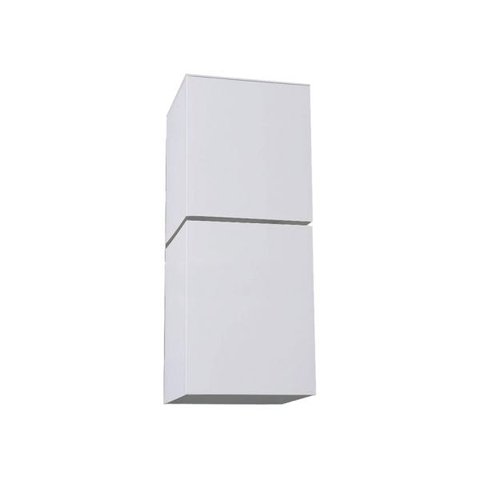 Arandela Madri Retangular C/1 Friso Branca