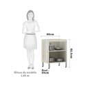 Ver imagem 2 de Balcão de Cozinha sem Tampo 60cm 2 Portas Lis Luciane Móveis