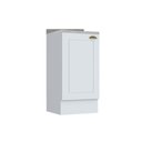 Ver imagem 1 de Módulo Cozinha Henn Americana Balcão 1 Porta C/ Tampo Branco