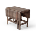 Ver imagem 4 de Conjunto Prático Dobrável Lenhador Área Externa 6 Cadeiras