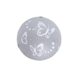 Plafon Sobrepor Redondo Pequeno Borboleta